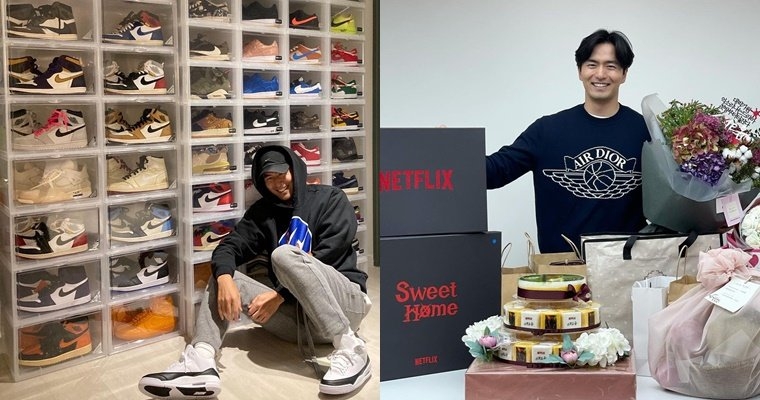 不只會打怪還是超級鞋頭！《Sweet Home》粗曠男神李陣郁曬 Air Jordan 1 倒鉤鞋牆收藏！