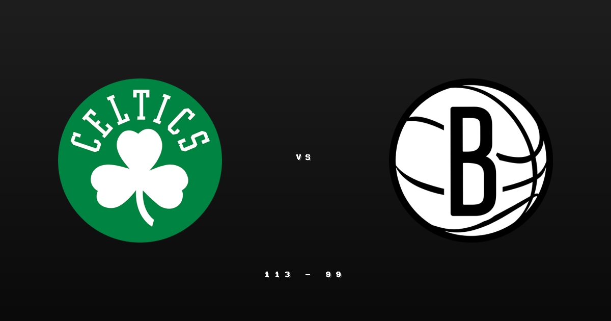 [2025/11/19 塞爾提克 @ 籃網] 綠衫軍外線發威客場14分擊退籃網