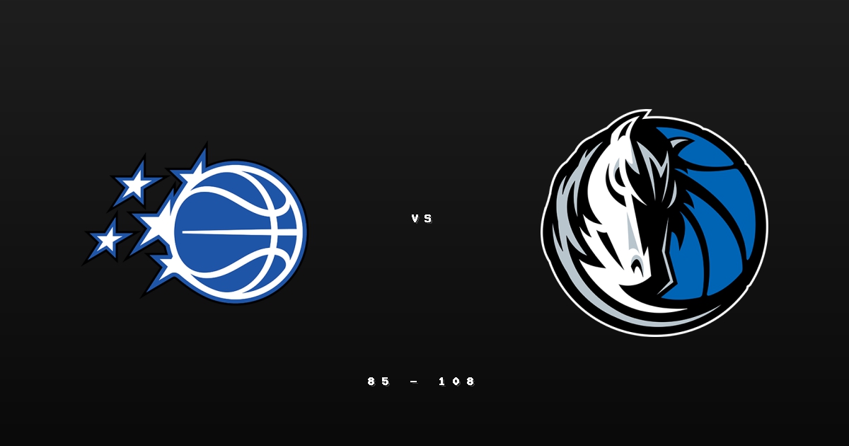 [2024/11/04 魔術 @ 獨行俠] Dončić狂砍32分領軍 獨行俠主場23分大勝魔術